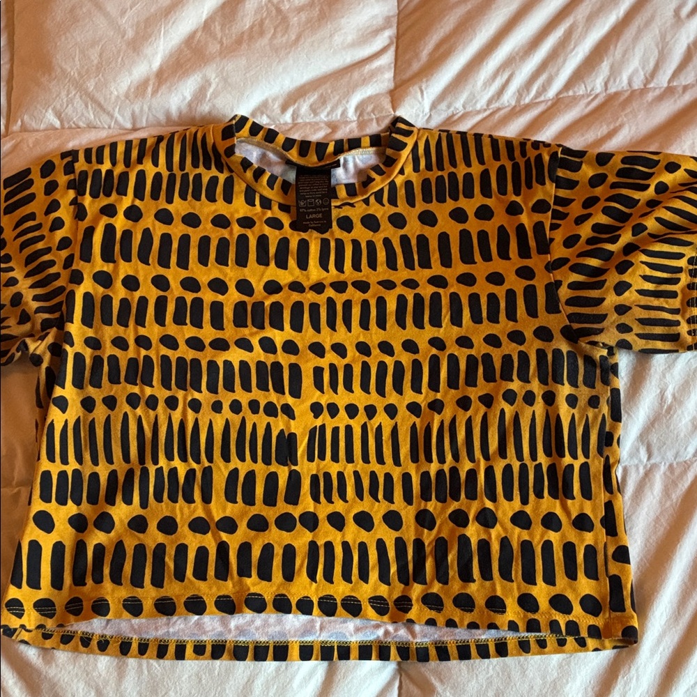 Nooworks large Dorcas code cropped tee - image 1